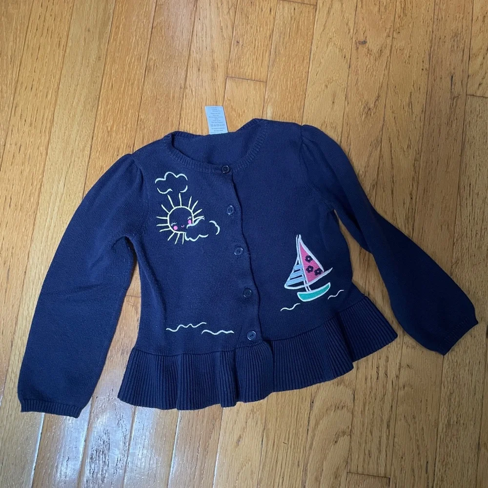 Kids Gymboree Nautical Sweater size 4T